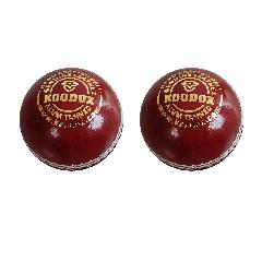 KOODOX Leather Cricket Ball - Pacer (Pack of 2)